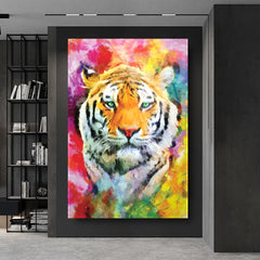 Tiger Glass Wall Art