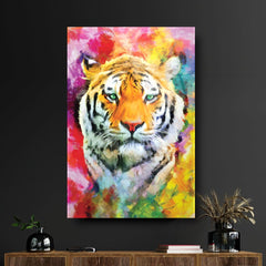 Tiger Glass Wall Art