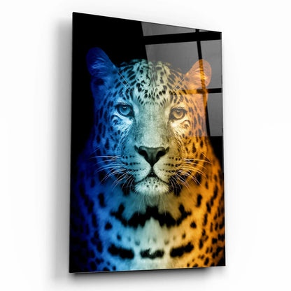 Leopard Glass Wall Art - LUXARTDECO