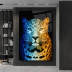 Leopard Glass Wall Art - LUXARTDECO
