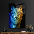 Wolf Glass Wall Art - LUXARTDECO