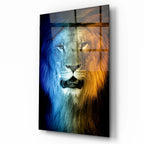 Lion Glass Wall Art - LUXARTDECO