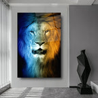 Lion Glass Wall Art - LUXARTDECO