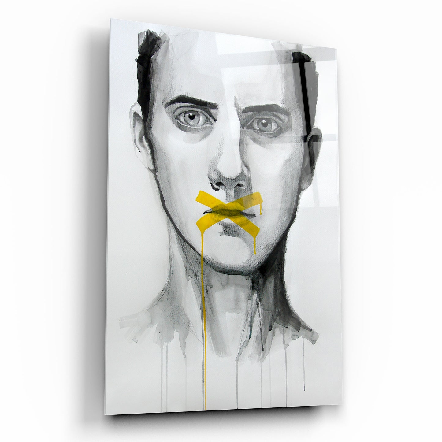 Giovane 2 Quadro in Vetro Temperato