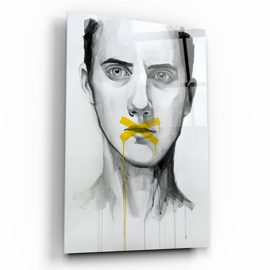 Young Man 2 Glass Wall Art