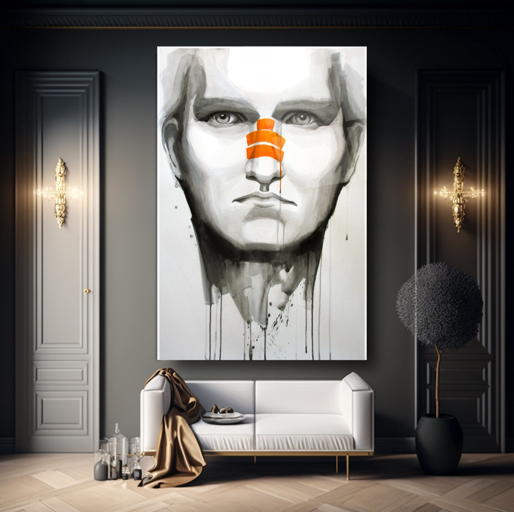 Giovane Quadro in Vetro Temperato