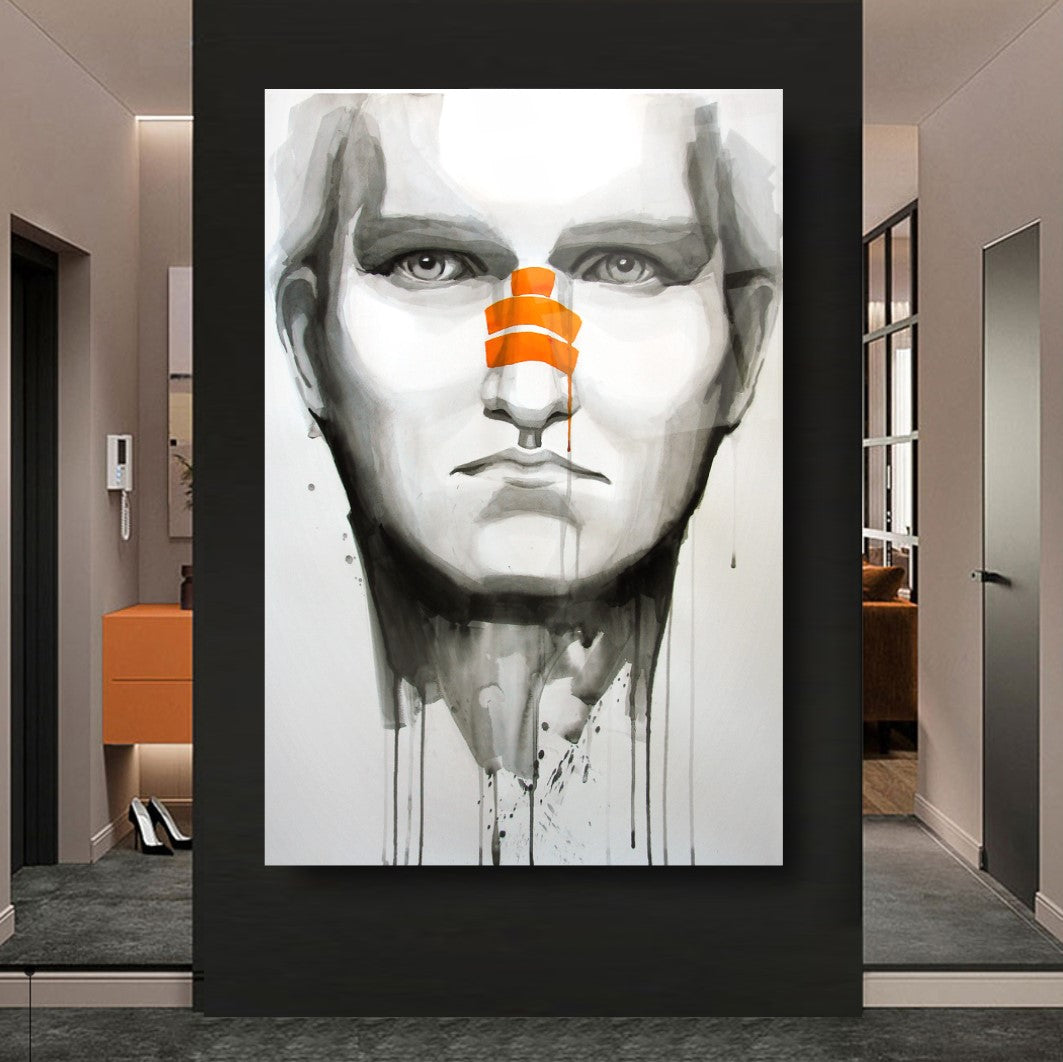 Giovane Quadro in Vetro Temperato