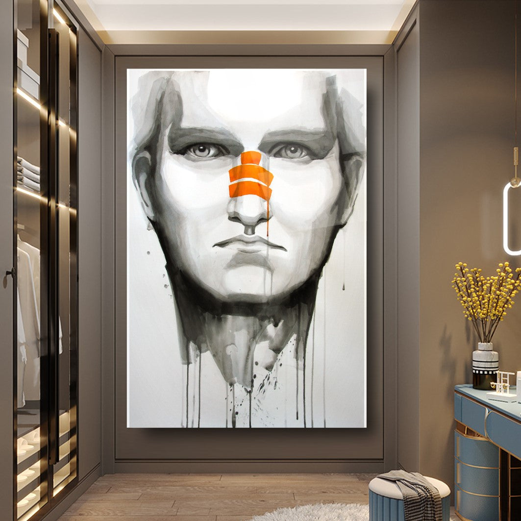 Giovane Quadro in Vetro Temperato