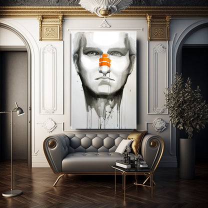 Giovane Quadro in Vetro Temperato