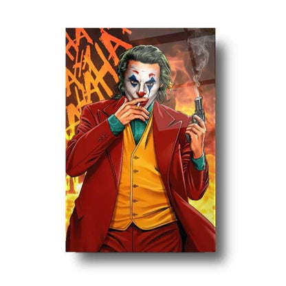 Joker Glass Wall Art - LUXARTDECO