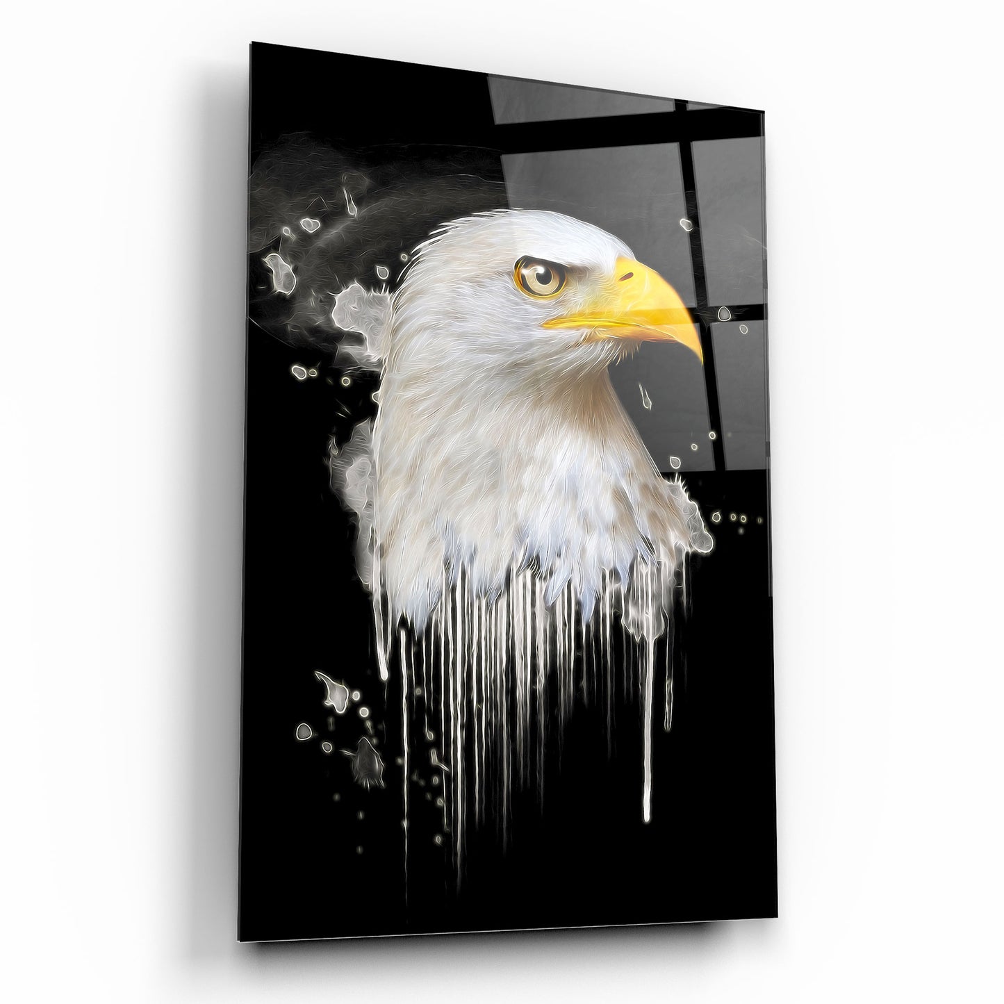 Aigle Tableau en Verre Trempé