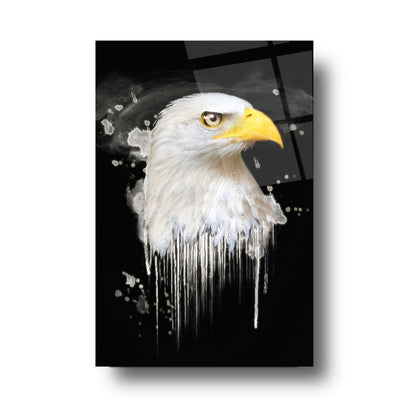Aigle Tableau en Verre Trempé
