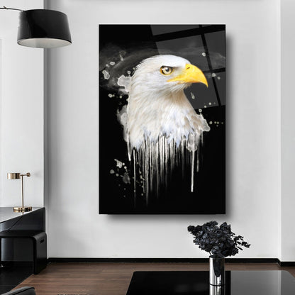 Aigle Tableau en Verre Trempé