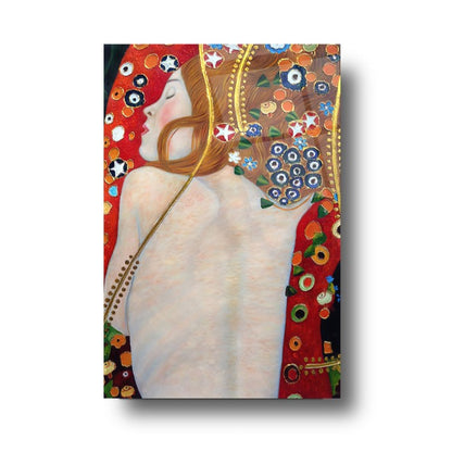 Ispirato a Klimt Quadro in Vetro Temperato