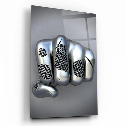 Metal Hand Glass Wall Art - LUXARTDECO