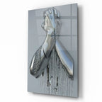 Metal Hands Glass Wall Art - LUXARTDECO