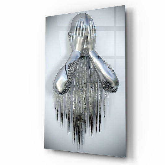 Metal Body Glass Wall Art