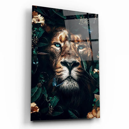 Lion Glas Wall Art - LUXARTDECO