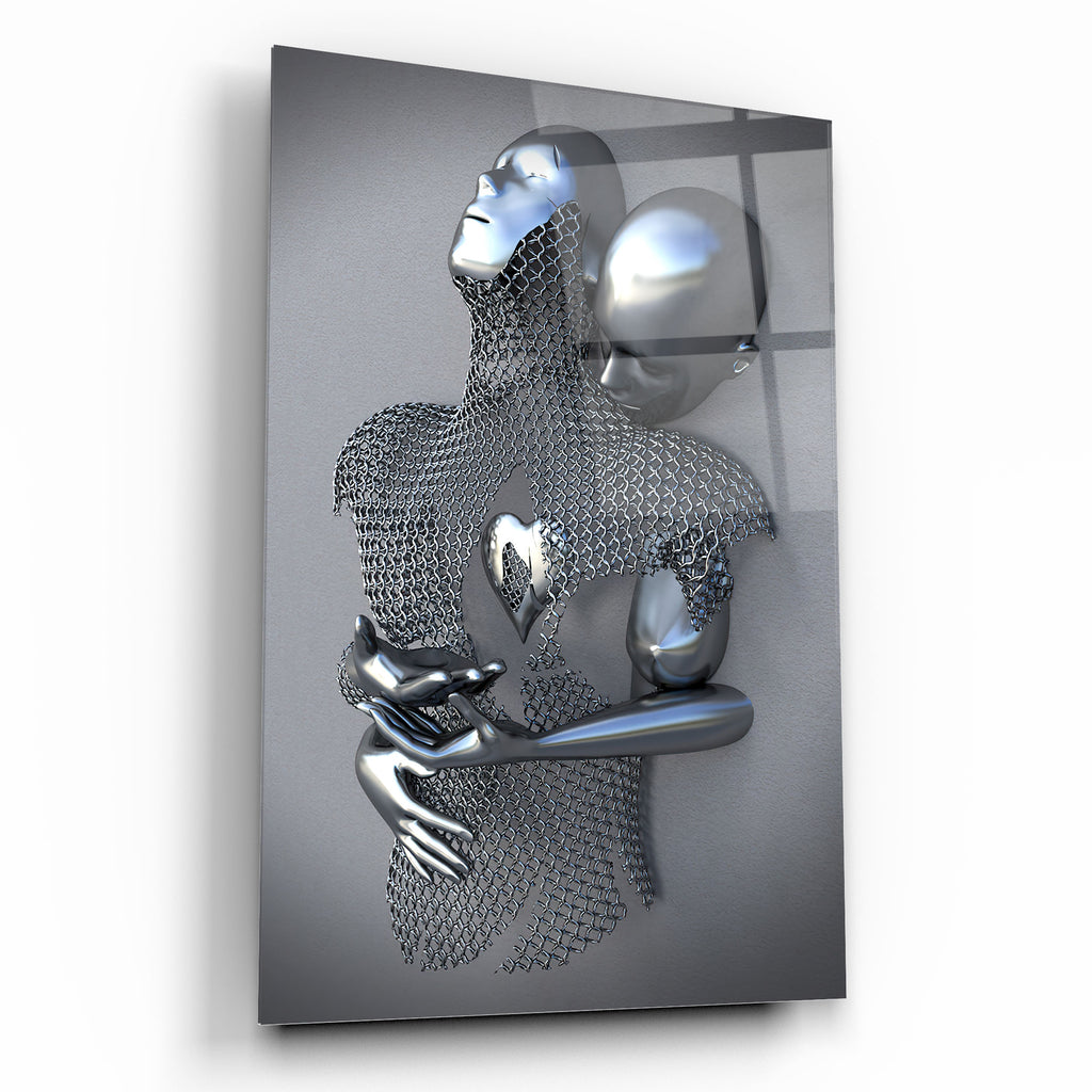 Bodies in Love Glass Wall Art