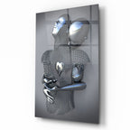 Bodies in Love Glass Wall Art