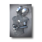 Bodies in Love Glass Wall Art