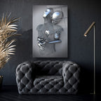 Bodies in Love Glass Wall Art