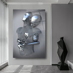 Bodies in Love Glass Wall Art