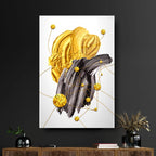 Abstract Glass Wall Art