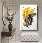 Abstract Glass Wall Art