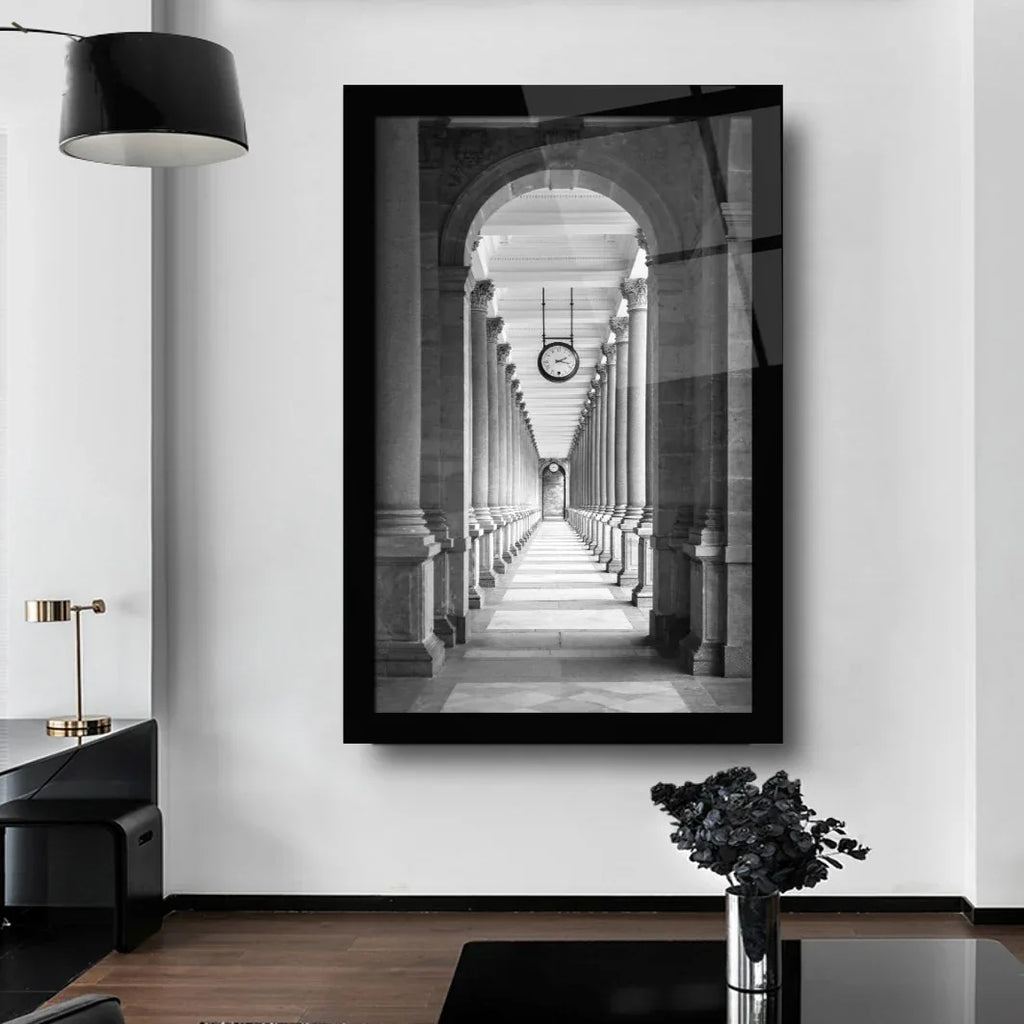 Column Glass Wall Art - LUXARTDECO