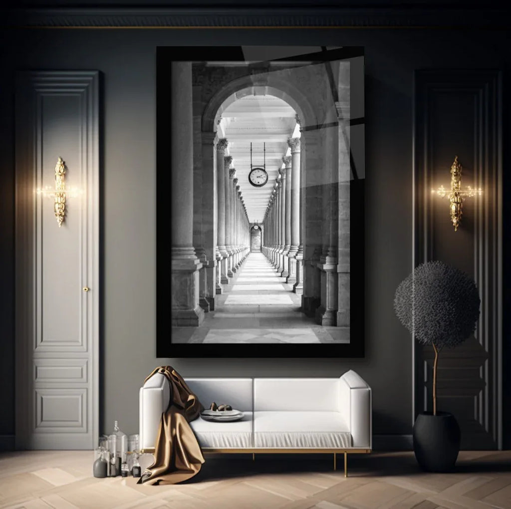 Column Glass Wall Art - LUXARTDECO