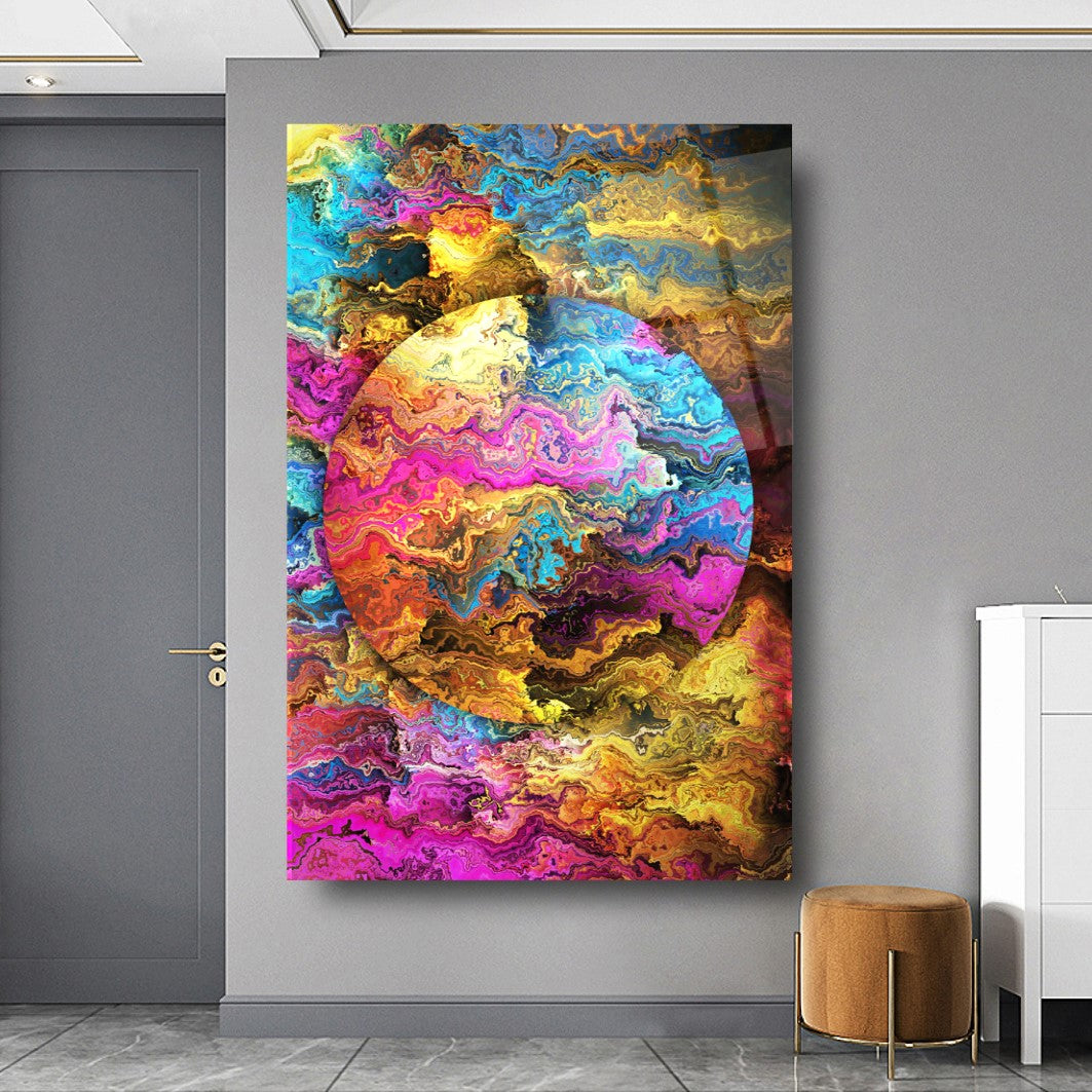 Colorful Glass Wall Art