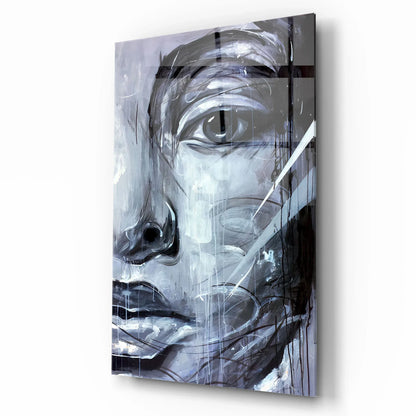 Art Face Glass Wall Art - LUXARTDECO