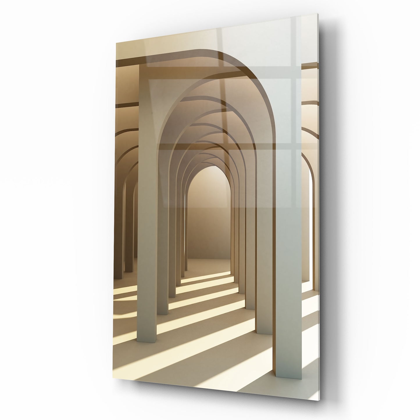 Tunnel ad Arco 3D in Vetro Temperato