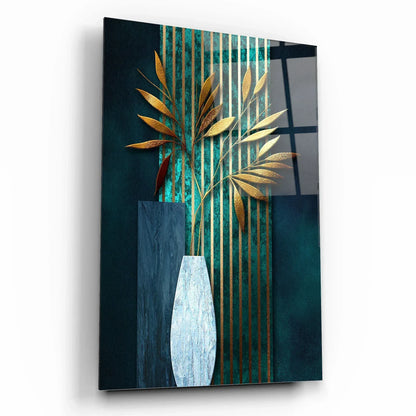 Elegant Vase Glass Wall Art - LUXARTDECO