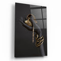 Gold Hand Glass Wall Art