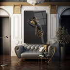 Gold Hand Glass Wall Art