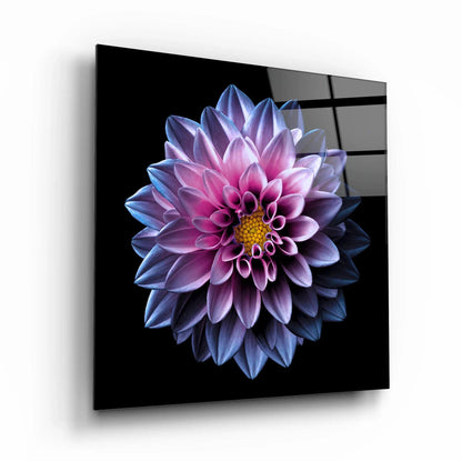 Purple Flower Glass Wall Art - LUXARTDECO