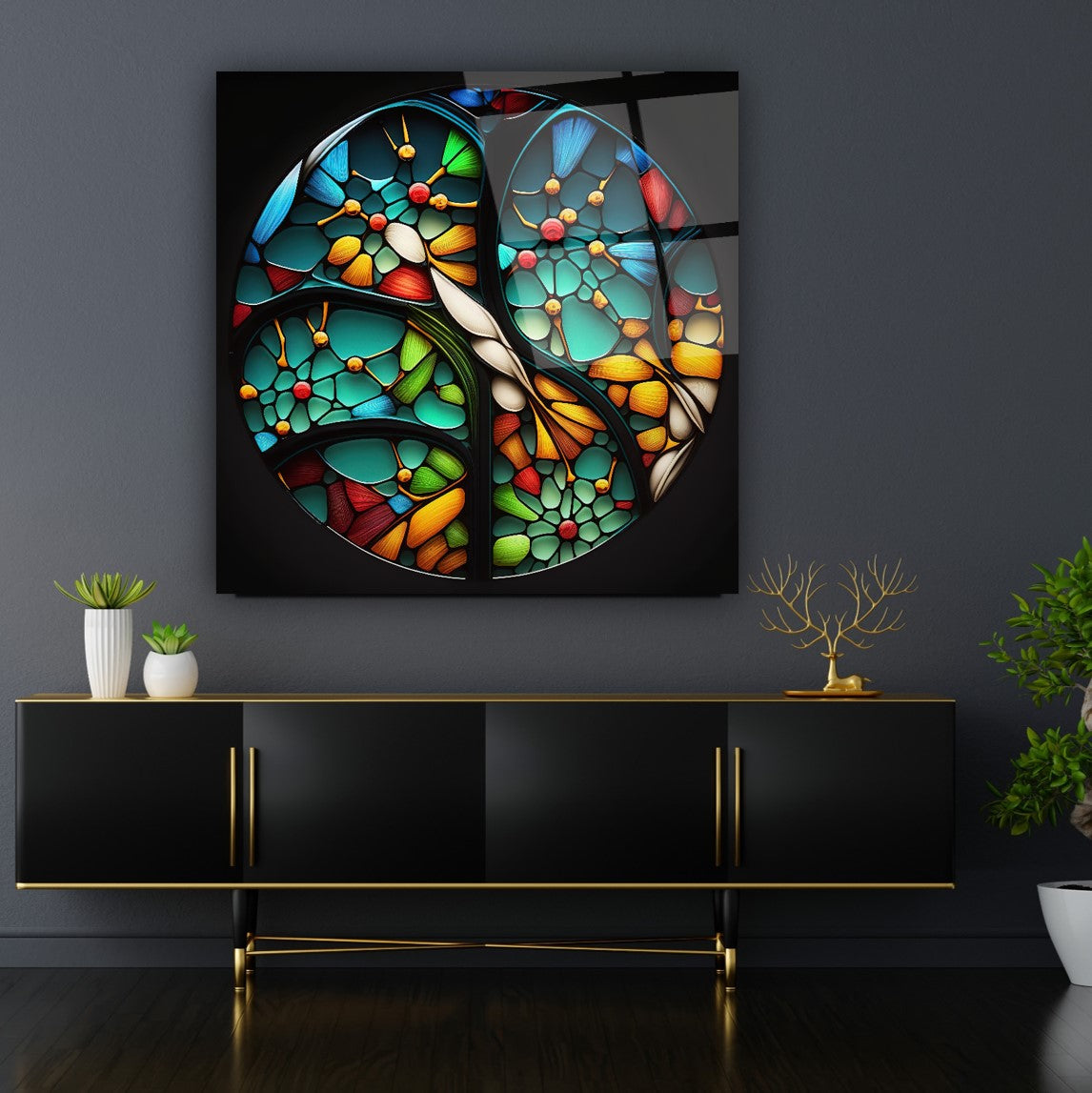 Tableau en verre trempé