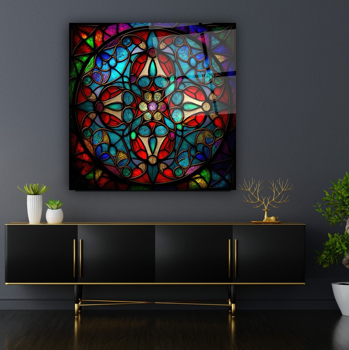 Tableau en verre trempé