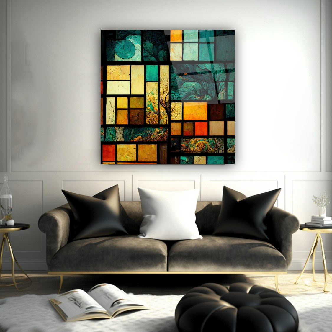 Tableau en verre trempé