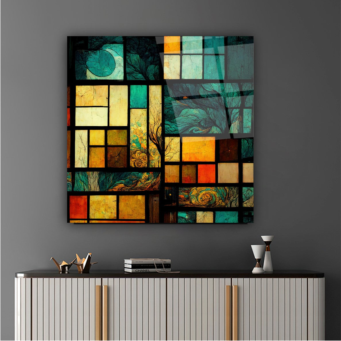 Tableau en verre trempé