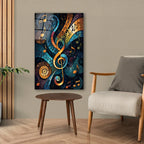 Portrait de femme en verre