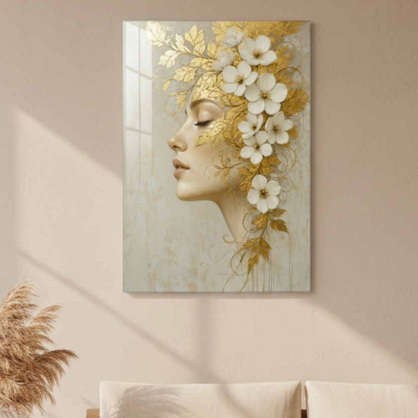 Innocenza Quadro in Vetro Temperato