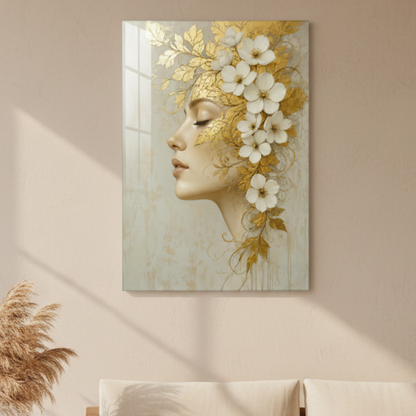 Innocence Tableau en Verre Trempé