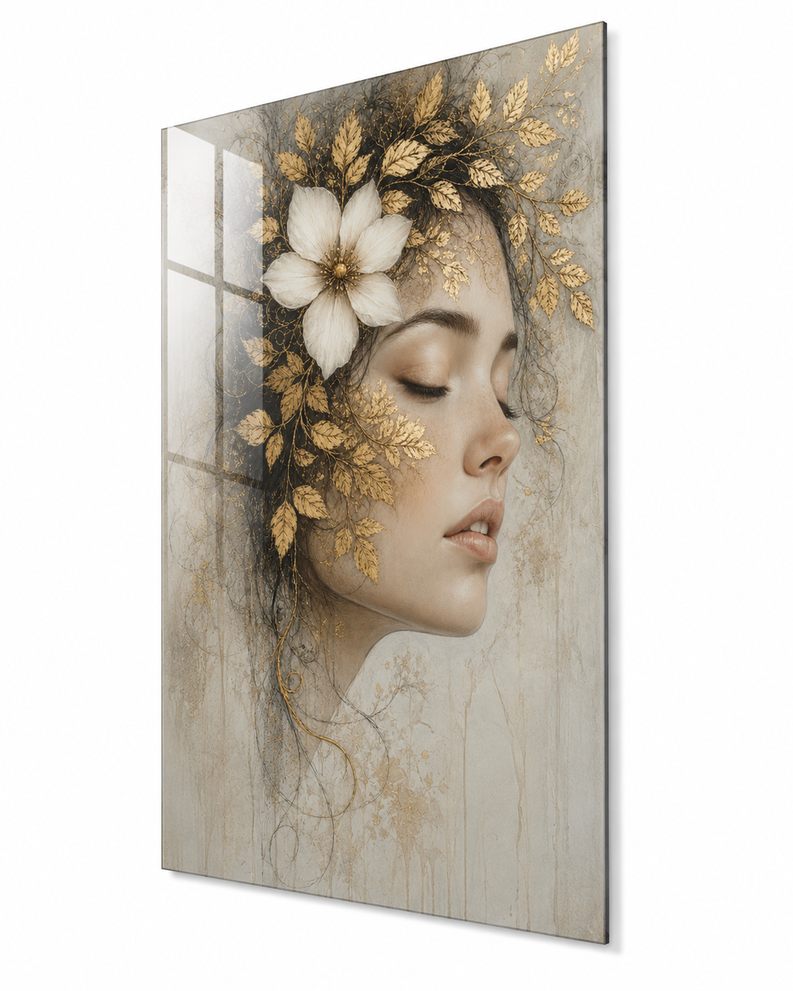 Tranquillité Tableau en Verre Trempé