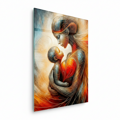 Mother's Love Glass Wall Art