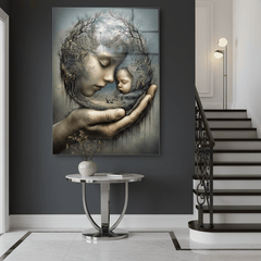 Mother's Love Glass Wall Art