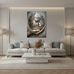 Mother's Love Glass Wall Art