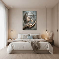 Mother's Love Glass Wall Art